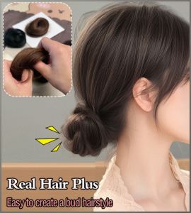 Wig Bag Effect Have a Big Face Wig Headwear Fluffy Increase Fashion Styling Long-lasting Non-shedding