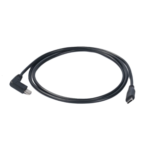 USB Type C to Type C 60W Cord 90 Degree PVC Cable for Fast Charging and Data Transfer