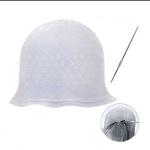 Mũ làm highlight chuyên dụng cho các thợ tóc có kèm cây móc light bằng kim loại