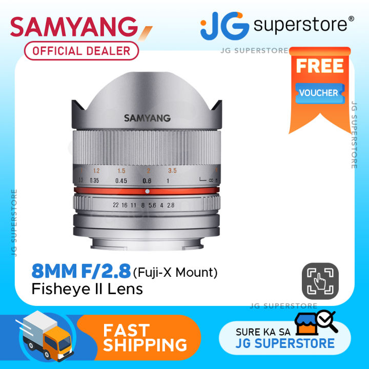 Samyang 8mm Manual Focus Fisheye II Lens (Fuji X Mount) for