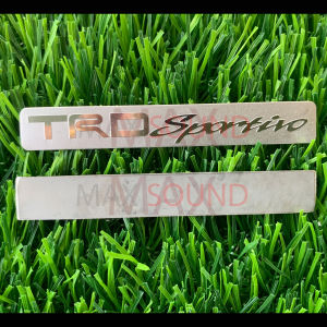 Emblem LOGO TRD SPORTIVO Spoiler Skirting Toyota VIOS CAMRY PERODUA BEZZA (7cmx1cm)