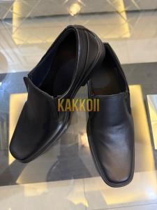 Sepatu PDH Pantofel pendek TNI POLRI Security Dinas Kantor Slip On Kulit Asli