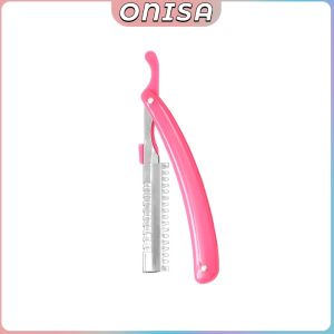 Onisa Eyebrow Trimmer Eyebrow Trimming Blade Folding Hair Remover Non-Slip Grip Easy Control