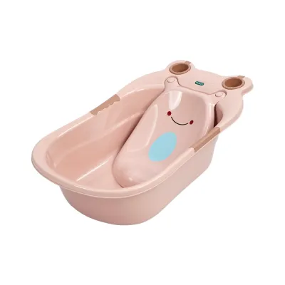 Thau chậu tắm GIA LONG / HOKORI cho bé nhựa VIỆT NHẬT - Hình ếch ván tựa lưng - 2203/9029