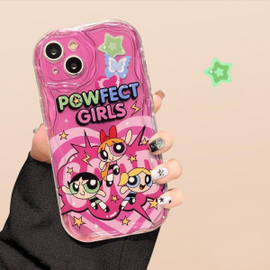 💜💜💜 เข้ากันได้กับ Iphone15 14 13 12 11pro สูงสุด 15 14 7 8 Plus XR X X S สูงสุด 12 13 การ์ตูนมินิบินหญิงตำรวจรูปแบบสาวซุปเปอร์กันฝุ่นกันน้ำป้องกันรอยขีดข่วน