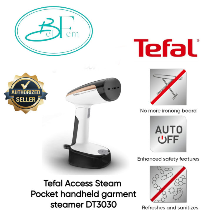 Tefal DT3030 Access Steam Pocket Handheld Garment Steamer 1300W 2