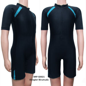 Baju Renang Diving Pendek Anak Usia 7-11 Tahun (20-35 Kg)