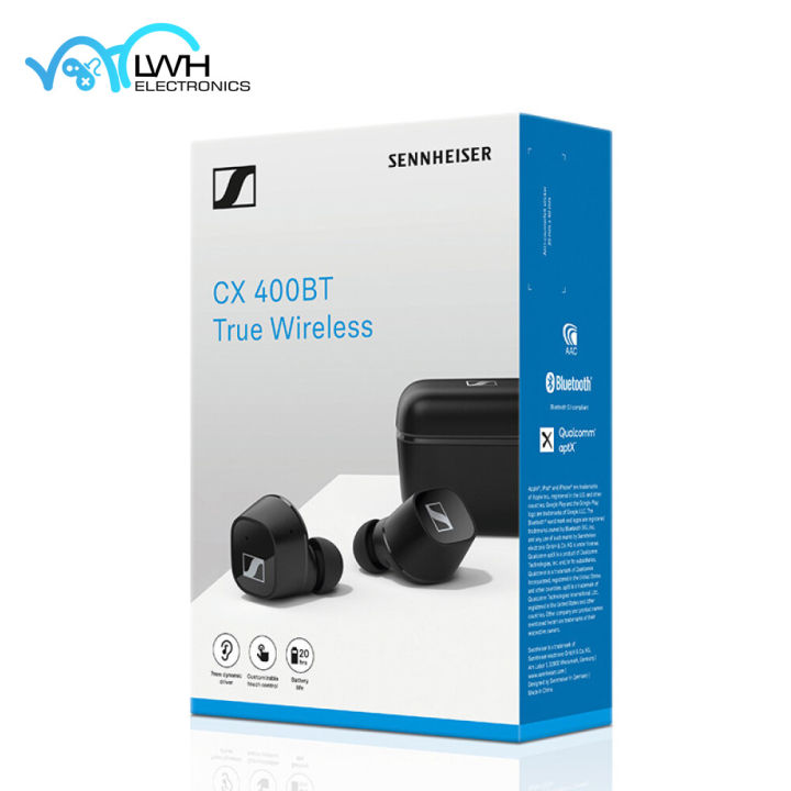 Sennheiser CX 400BT True Wireless Earbuds Bluetooth Noise Cancellation and Customizable Touch Controls Lazada