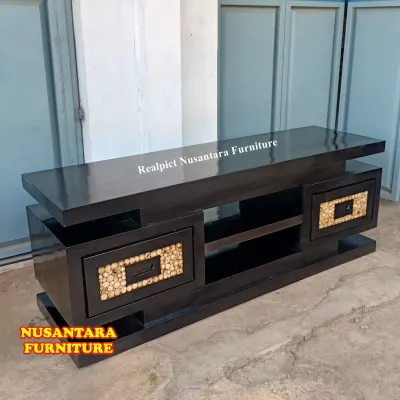 Bufet Meja TV inimalis Kayu Jati Rak TV Minimalis Koin Terlaris