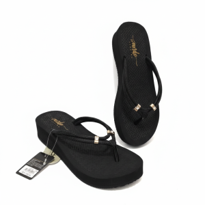 Ando Fabiola Nice Crystal 01 Size 36-40 Sandal Jepit Flat Cewek Simple Tali Mutiara