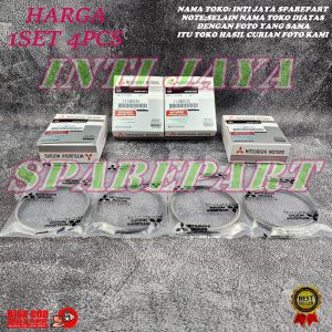 RING PISTON STD STANDAR MITSUBISHI 4N14 L300 EURO 4 1SET 4PCS