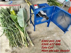 Máy băm cỏ voi Toàn Phát 2 ngựa inox