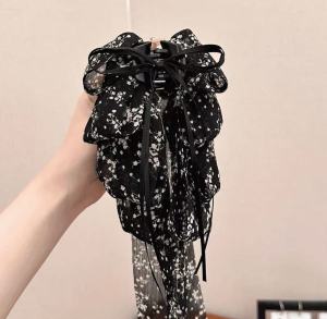 Headwear Diverse Combinations Bow Hair Accessories and Headdresses Ribbon Mysterious and Charming Temperament