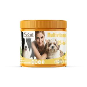 Furtrust Happy Tummy Healthy Dog Chews Snacks Multivitamins for Dogs Functional Immune System 250G