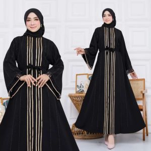 Nays Outfits Gamis model hikmat premium mewah terbaru
