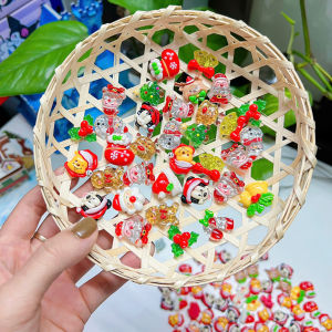 SET 10 CHARM NOEL họa tiết giáng sinh trang trí kẹp tóc trang trí giáng sinh