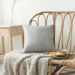 ปลอกหมอนกันน้ำใช้กลางแจ้งลายนอร์ดิกสีพื้นปลอกหมอนปั่นจักรยานทำจากโพลีเอสเตอร์ทนทานสำหรับโซฟาม้านั่งยาวใช้ในสวนลานบ้านเต็นท์ประดับบ้าน