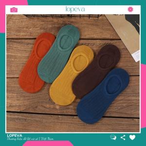 Tất Nữ Cổ Ngắn Cute Hàn Quốc Cotton Vintage LOPEVA TV59