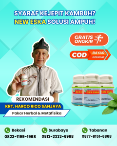 KAPSUL NEW ESKA | Obat Herbal Syaraf Kejepit Alami | Obat Saraf Kejepit Sakit Pinggang