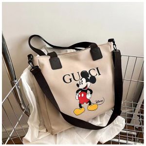 BJ64816 - BEIGE/BLACK/BROWN/KHAKI TAS SLEMPANG SHOULDERBAG WANITA GU CI MICKEY TAS WANITA FASHION IMPORT MODIS ELEGAN TERMURAH TERLARIS TERBARU TAS BATAM ZCJ4816