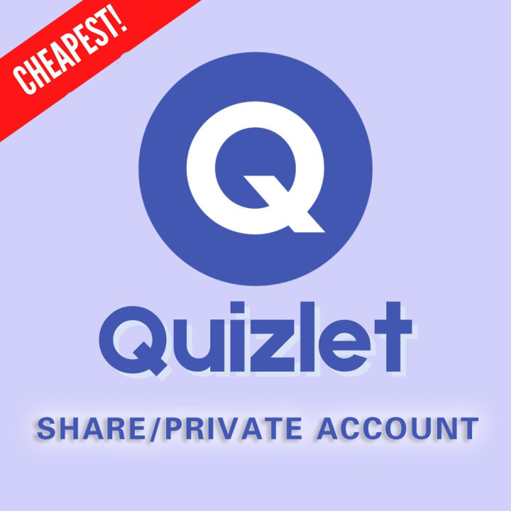 QUIZLET PLUS PREMIUM PERSONAL PRIVATE ACCOUNT | Lazada PH