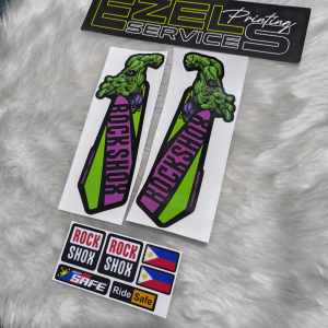 Hulk Rockshox Bike Fork Sticker Set | EZELSERVICESPH