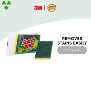 3M™ Scotch-Brite® Heavy Duty Kitchen Scrub Sponges 1 pc/pack For removing stubborn stains & Grease