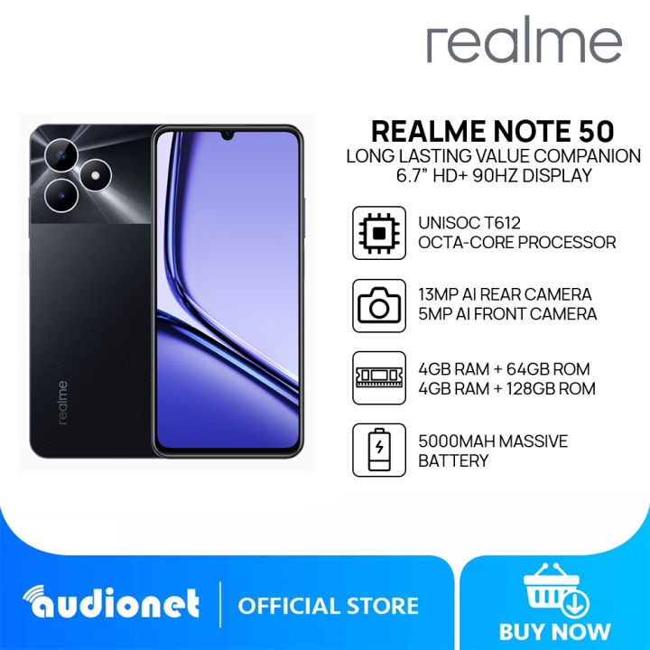 realme Note 50 ミッドナイトブラック 3GB 64GB Realme NOTE 50 64GB