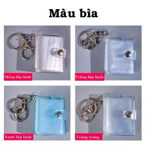 Móc khóa album ảnh mini 1inch đựng 16 ảnh 25x35 và in ảnh theo yêu cầu đẹp độc lạ móc khóa xe máy treo balo quà tặng ý nghĩa Tú Vy Studio