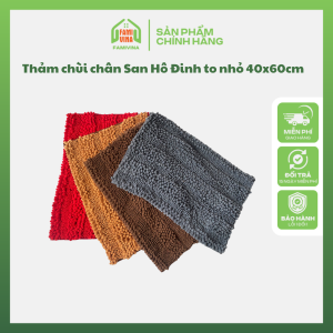 Thảm chùi chân san hô đinh to nhỏ thảm lau chân nhà tắm siêu thấm nước chống trơn trượt 40cm x 60cm
