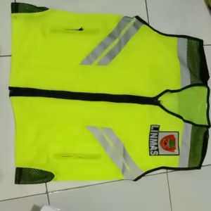 Rompi LINMAS jala hijau stabilo