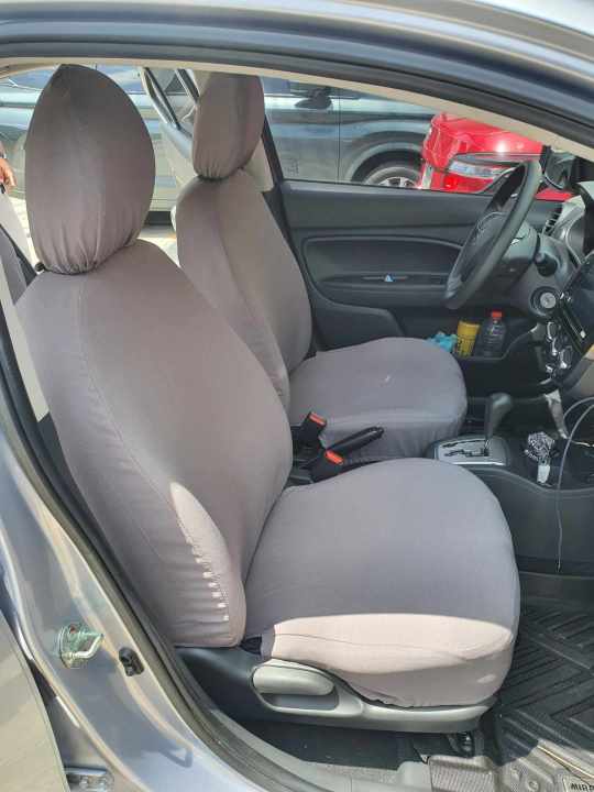 Custom Fit Customized Seat Cover Khaki Polyester For Toyota Vios 2000 To 2025 Vios Seat 8269