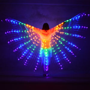 Seville Belly Dance Wings Alas Angle Led Wings Adult Children Led Glowing Costume Christmas Led Light Luminous Costumes Party Show Isis Wings Dancewear