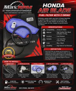 Max Rpm fuel Pump Filter With 2 O-ring For Air Blade