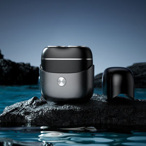 Mini Dual Head Shaver with Water Washable and Wet/Dry Dual Use for Men Portable and Rechargeable Beard Trimmer