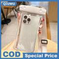 QIUWU Cute IPX8 Waterproof Floating Airbag Phone Case Swim Underwater Photography Diving Waterproof Cover Phone Bag For IPhone Xiaomi. 