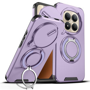 Slide Lens Protect Armor Case For Redmi Note 15 Pro Plus 5G Car Magnetic Holder Cover for Xiaomi Note 15Pro+ Note15Pro 4G Fundas