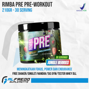 Rimbalife RIMBAPRE 210 Gram Preworkout Rimba Pre Energy dan Stamina