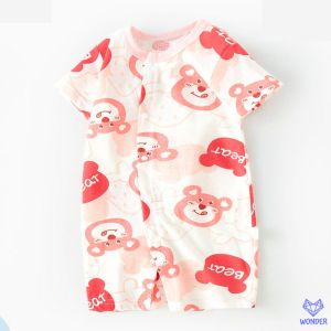 บอดี้สูทเด็ก 0-6 เดือน ผ้านุ่ม เสื้อผ้าเด็ก ของใช้เด็กอ่อน เสื้อผ้าเด็กอ่อน ชุดเด็กอ่อน ชุดเด็กแรกเกิด เตรียมคลอด newborn ผ้าบาง B077