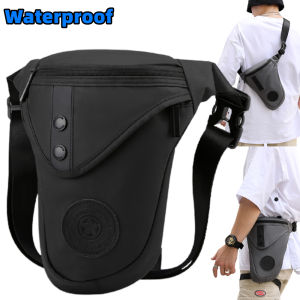Nylon Men Motorcycle Drop Leg Bag Hip Bum Fanny Pack Waterproof Motorcycle Bags Outdoor Casual Waist Bag Motorcycle bike Bags