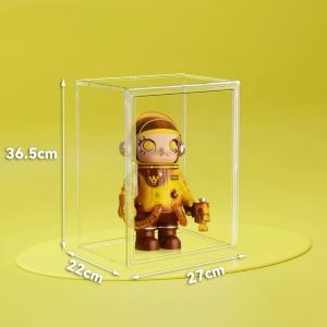 กล่องโชว์โมเดล ฟิกเกอร์ ตู้โชว์ตุ๊กตา ตุ๊กตาของสะสม กล่องอะคริลิค แบบใส ใส่โมเดลได้ Labubu มีฝาปิด