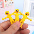 Stress relief toys cute yellow dool stretchable Softty gift emoji. 