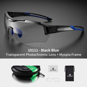 ROCKBROS Photochromic Cycling Bicycle Bike Glasses Outdoor Sports MTB Bicycle Bike Sunglasses Goggles Bike Eyewear Myopia Frame