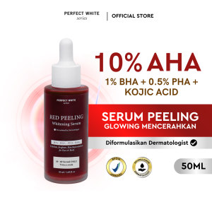 PERFECT WHITE Red Peeling Whitening Serum 10% AHA BHA PHA Kojic Acid 50ml