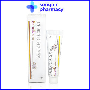 Ezanic Gel 20% Tube 15g – Ezanic Azelaic Acid Gel 20% Giảm Mụn Mờ Thâm Sáng Da