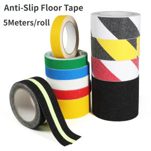 5Meters/roll PET PVC Matte Tape Width 2.5/5/10cm x 5m Length Waterproof And Wear-resistant Sandpaper Stairs Non-slip Sticker Strip