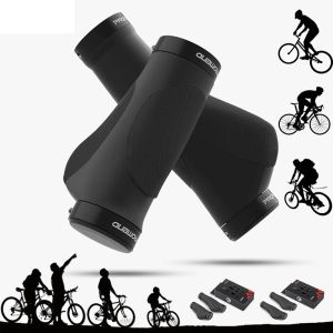 EUYRT Non Skid Soft 1 Pair Shock Absorption MTB Cycling Anti-skid Bike Accessories Rubber Handle Grip Handlebar Grips Bicycle Grips Bicycle Handlebar Cover