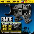 Nitecore BM06 Bike Mount for Headlamp - HC65 UHE - HC60 UHE - Mountain Bike -Sports Camera Interface. 