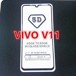 VIVO V11 FULL GLUE FULL COVERED TEMPERED GLASS SP - BLACK