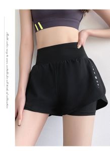 (CLE)Alisa Sonya Womens sports shorts high waist buttocks lifting breathable yoga pants sports underwear womens shockproof running gathered tank top outerwear bra